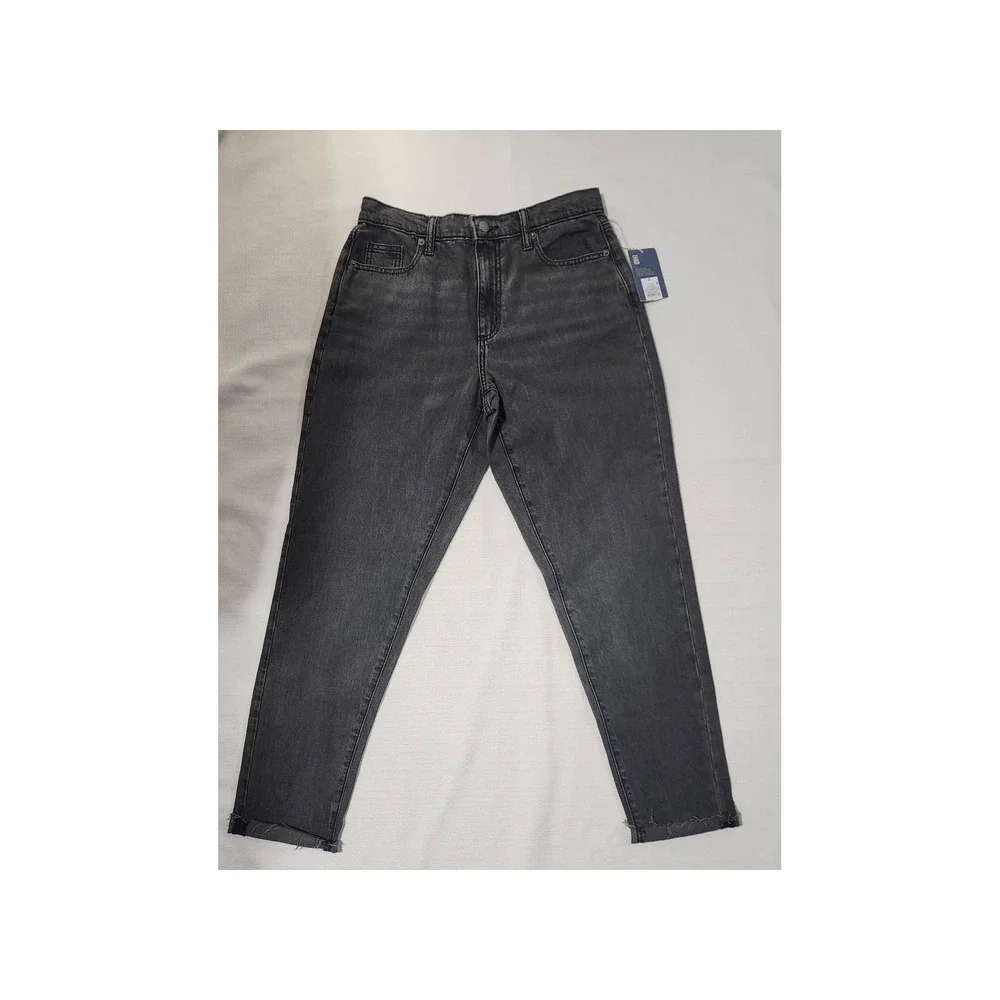 woman's boyfriend black jeans 26 waist universal thread